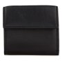 Tillberg wallet made from real leather 10 cm x 10 cm x 2,5 cm black