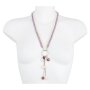 Venture women beads necklace pearl jewelry brass beads 59 cm SR-10071