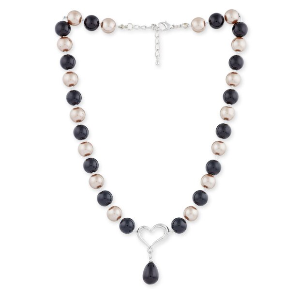 Venture Damen Perlenkette Perlenschmuck Messing Perlen 49 cm SR-10075 015-02-17