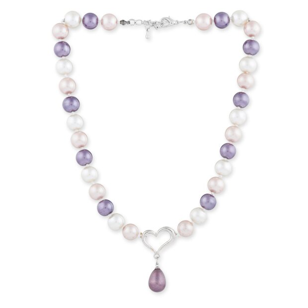 Venture Damen Perlenkette Perlenschmuck Messing Perlen 49 cm SR-10075 015-02-19