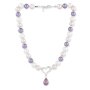 Venture women beads necklace pearl jewelry brass beads 49 cm SR-10075