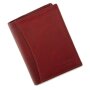 Leather wallet red-brown MK / 007 S-0645