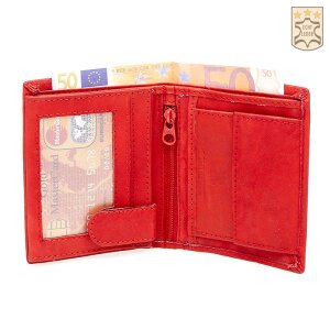 Real leather wallet 12.5cm * 9.5cm * 1.8 cm / Venture MK / 0183