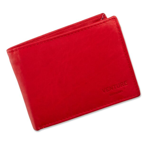Leather wallet red MK / 002 S-0644
