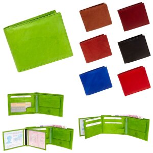 Real leather wallet 10 cm * 8 cm * 1.8 cm MK / 182