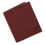 Real leather wallet 11.5 cm * 10 cm * 1.8 cm MK / 025 red-brown S-0647
