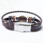 Leather bracelet brown