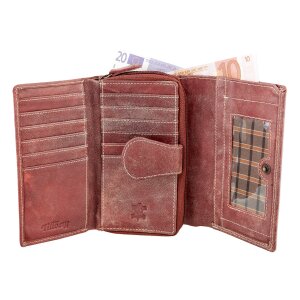 genuine leather purse 15 cm x10 cm x 3 cm