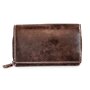 Wild Real only !!! genuine leather purse 15 cm x10 cm x 3 cm, braun
