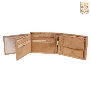 Wild Real Leder!!! mens wallet made from real leather
