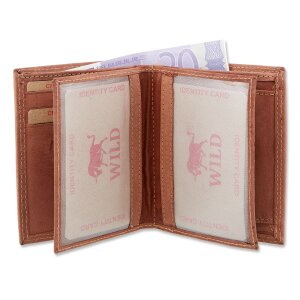 Wild Real Leather !!! Wallet made from real leather 12x10x2.5 cm MK025