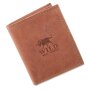 Wild Real Leather !!! Wallet made from real leather 12x10x2.5 cm MK025