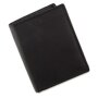 Mens wallet made from real leather black