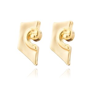 Desiree women Earrings,earplug mess 2,5cmx1,5cmx0,2cm