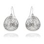 Tillberg women Earrings,earplug mess 3cmx3cmx0,1cm 009-07-04