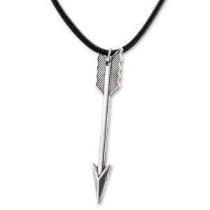 leather necklace with an arrow