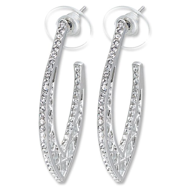 Venture Women earrings brass crystal 4 cm SR-11024