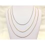 Stainless steel necklace 50 cm long 0,04 cm wide