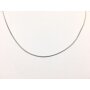 Chain stainless steel snake chain 1,4mmx60cm silver 019-08-20
