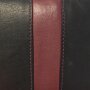 Tillberg ladies wallet made from real nappa leather black+burgundy