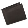 Wallet made from real leather, black