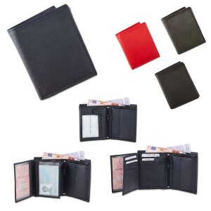 Real leather wallet 12 cm x 9,5 cm x 2 cm