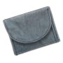 Tillberg mini wallet made from real leather 5,5 cm x 7,5 cm x 1,5 cm, grey