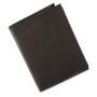 Surjeet Reena wallet made of genuine leather 12.5x10x2cm black # 00165 S-0624