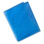 Real leather wallet royal blue