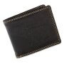 High quality robust wallet made of buffalo leather, deer...