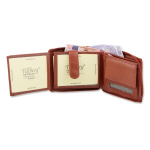 Tillberg unisex wallet made from real nappa leather 10x12,5x2,5 cm