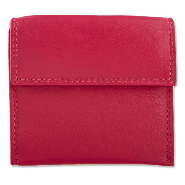 Tillberg wallet made from real leather 10 cm x 10 cm x 2,5 cm pink