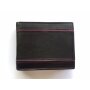 Tillberg mens wallet made from real nappa leather black+violet