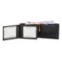 Tillberg wallet made of genuine leather 8.5x11x3 cm black S-0568
