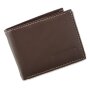 Tillberg wallet made of genuine leather 8.5x11x3 cm dark brown S-0568
