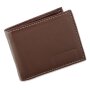 Tillberg wallet made of genuine leather 8.5x11x3 cm reddish brown S-0568