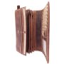 Wild Real Only!!! ladies wallet made from real water buffalo leather cognac