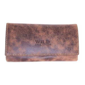 Wild Real Only!!! ladies wallet made from real leather 10 cm x 19 cm x 3 cm