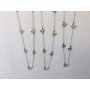 necklace with butterflies length 101cm