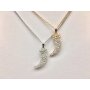 necklace with tooth pendant, Length 44cm