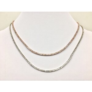 Venture ladies rhinestone necklace 40 cm