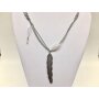 Venture Damen Halsketten mit vielen unterschiedlichen Anh&auml;ngern L&auml;nge 80cm Silber