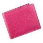 Real leather wallet pink