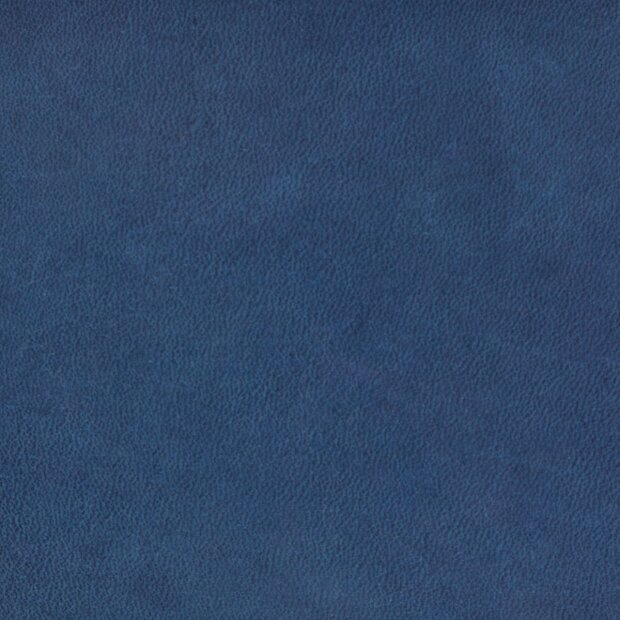 Real leather key case 7,5 cm x 10 cm x 1 cm, navy blue