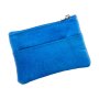 Real leather key case 7,5 cm x 10 cm x 1 cm, royal blue
