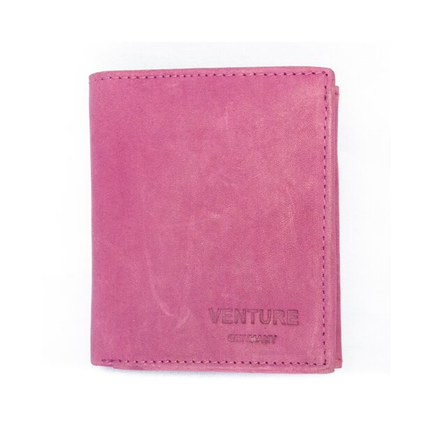 Leather Wallet   cognac pink