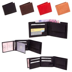 Real leather wallet 12 cm * 9.5 cm * 1.8 cm MK / 184