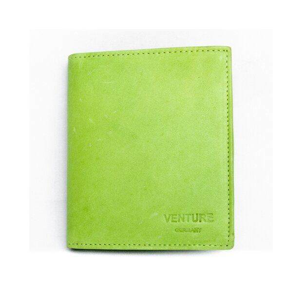 Wallet, wallet, wallet, wallet genuine leather 10.5cmx12.5cmx2cm apple green MK / 180 S-0648