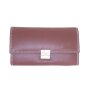 Tillberg waiters wallet made from real nappa leather reddish brown