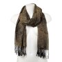Scarf 70% Cotton 30% Polyester brown